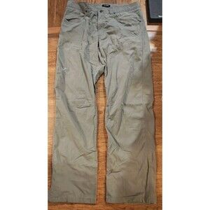 Arc'teryx Bastion Pants Men's 36x35 Gray Canvas Hiking Gorpcore Outdoor